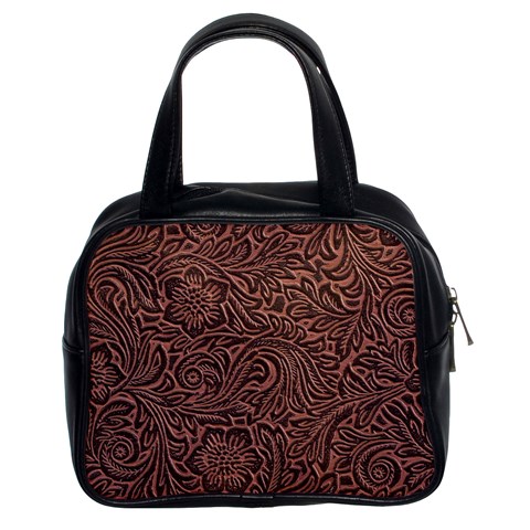 Flowers And Swirls Classic Handbag (Two Sides) from ArtsNow.com Front