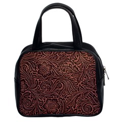 Flowers And Swirls Classic Handbag (Two Sides) from ArtsNow.com Front