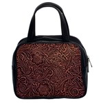 Flowers And Swirls Classic Handbag (Two Sides)