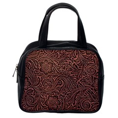 Flowers And Swirls Classic Handbag (Two Sides) from ArtsNow.com Back