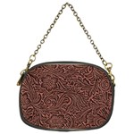 Flowers And Swirls Chain Purse (Two Sides)