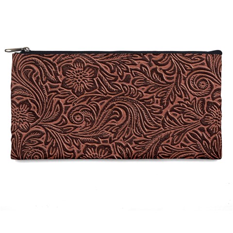 Flowers And Swirls Pencil Case from ArtsNow.com Front