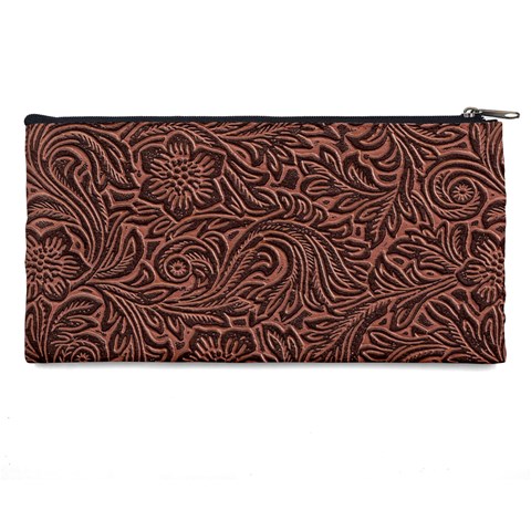 Flowers And Swirls Pencil Case from ArtsNow.com Back