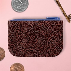 Flowers And Swirls Mini Coin Purse from ArtsNow.com Back