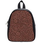 Flowers And Swirls School Bag (Small)