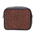 Flowers And Swirls Mini Toiletries Bag (Two Sides)