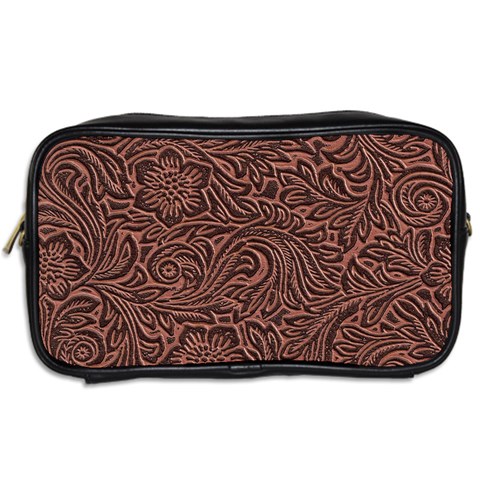 Flowers And Swirls Toiletries Bag (Two Sides) from ArtsNow.com Back