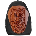 Floral Tooled Leather Backpack Bag