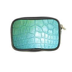 Leather Teal Green Coin Purse from ArtsNow.com Back