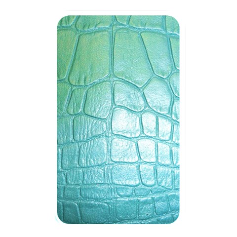 Leather Teal Green Memory Card Reader (Rectangular) from ArtsNow.com Front