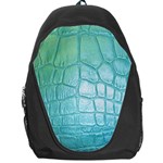 Leather Teal Green Backpack Bag