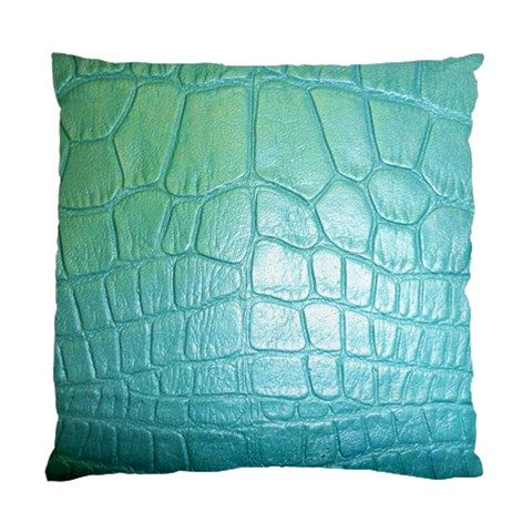 Leather Teal Green Cushion Case (One Side) from ArtsNow.com Front