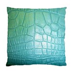 Leather Teal Green Cushion Case (One Side)