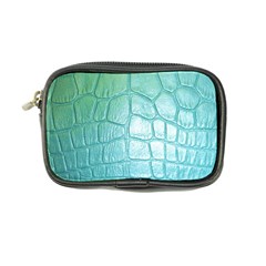 Leather Teal Green Coin Purse from ArtsNow.com Front