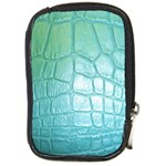 Leather Teal Green Compact Camera Leather Case