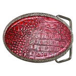 Ll Alligator Red Belt Buckle