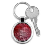 Ll Alligator Red Key Chain (Round)