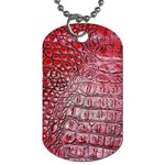 Ll Alligator Red Dog Tag (One Side)