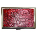 Ll Alligator Red Cigarette Money Case