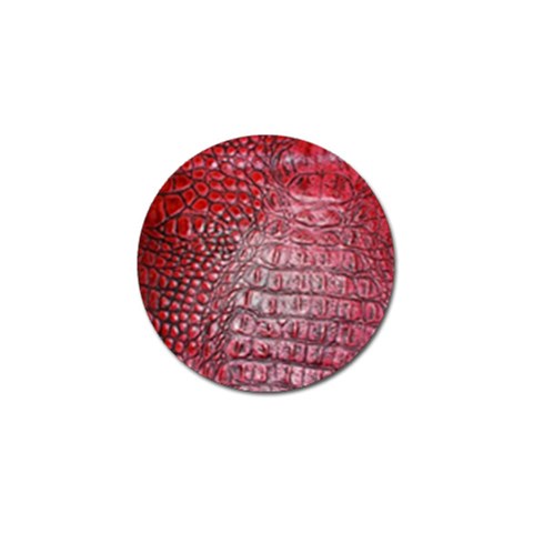 Ll Alligator Red Golf Ball Marker from ArtsNow.com Front