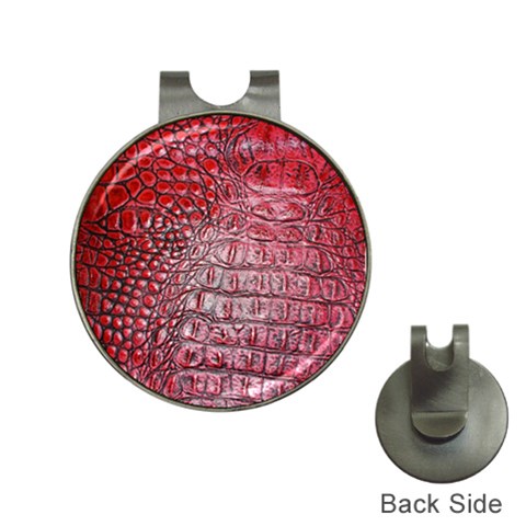 Ll Alligator Red Golf Ball Marker Hat Clip from ArtsNow.com Front