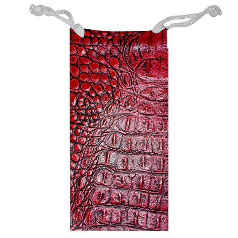 Ll Alligator Red Jewelry Bag from ArtsNow.com Front