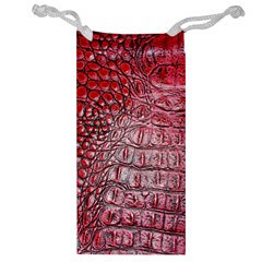 Ll Alligator Red Jewelry Bag from ArtsNow.com Front