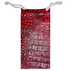 Ll Alligator Red Jewelry Bag from ArtsNow.com Back