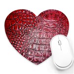 Ll Alligator Red Mousepad (Heart)