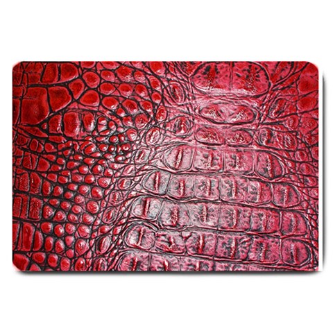 Ll Alligator Red Large Doormat from ArtsNow.com 30 x20  Door Mat