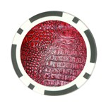 Ll Alligator Red Poker Chip Card Guard