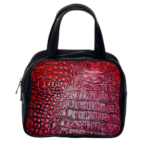 Ll Alligator Red Classic Handbag (One Side) from ArtsNow.com Front