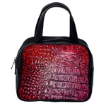 Ll Alligator Red Classic Handbag (One Side)