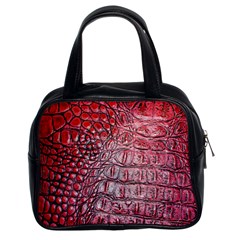 Ll Alligator Red Classic Handbag (Two Sides) from ArtsNow.com Front