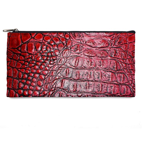 Ll Alligator Red Pencil Case from ArtsNow.com Front