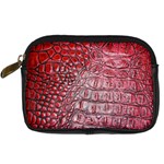 Ll Alligator Red Digital Camera Leather Case