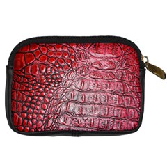 Ll Alligator Red Digital Camera Leather Case from ArtsNow.com Back