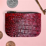 Ll Alligator Red Mini Coin Purse