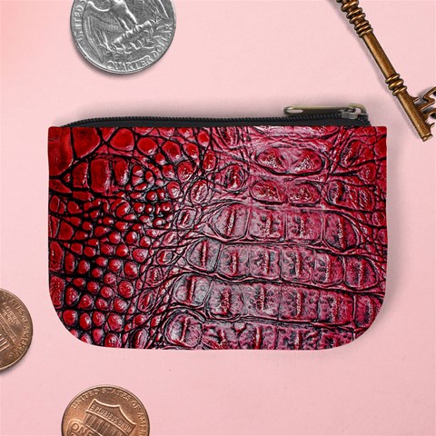 Ll Alligator Red Mini Coin Purse from ArtsNow.com Back