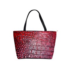 Ll Alligator Red Classic Shoulder Handbag from ArtsNow.com Front