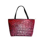 Ll Alligator Red Classic Shoulder Handbag