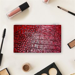 Ll Alligator Red Cosmetic Bag (Small) from ArtsNow.com Back