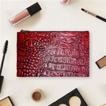 Ll Alligator Red Cosmetic Bag (Medium)