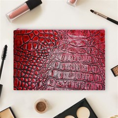 Ll Alligator Red Cosmetic Bag (Large) from ArtsNow.com Front