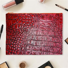 Ll Alligator Red Cosmetic Bag (XL) from ArtsNow.com Front