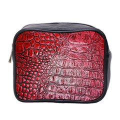 Ll Alligator Red Mini Toiletries Bag (Two Sides) from ArtsNow.com Front