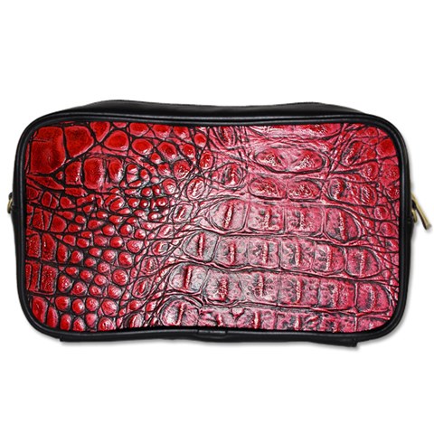 Ll Alligator Red Toiletries Bag (One Side) from ArtsNow.com Front