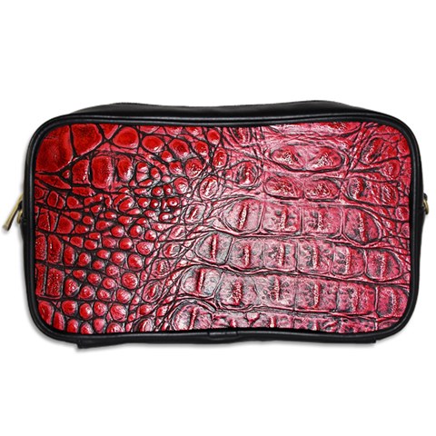 Ll Alligator Red Toiletries Bag (Two Sides) from ArtsNow.com Back