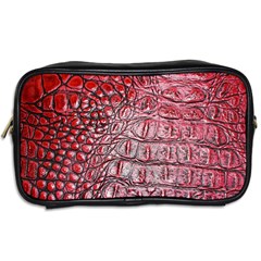 Ll Alligator Red Toiletries Bag (Two Sides) from ArtsNow.com Back