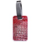 Ll Alligator Red Luggage Tag (two sides)